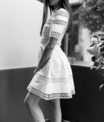 white knite dress